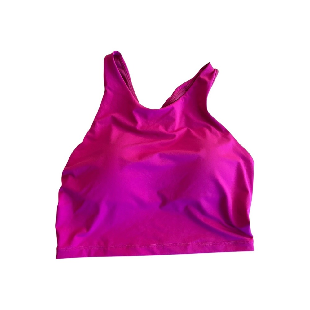 CRZ YOGA Women's Bikini Top - Vibrant Pink